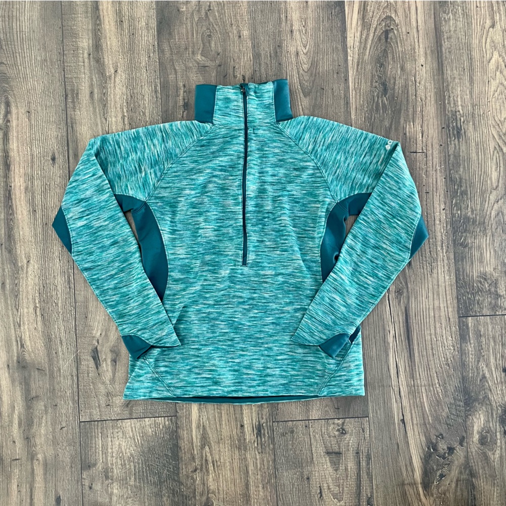 Columbia Half Zip Green Performance Jacket